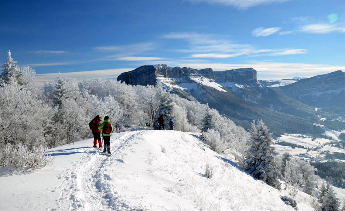 Raquettes douces en Chartreuse - France