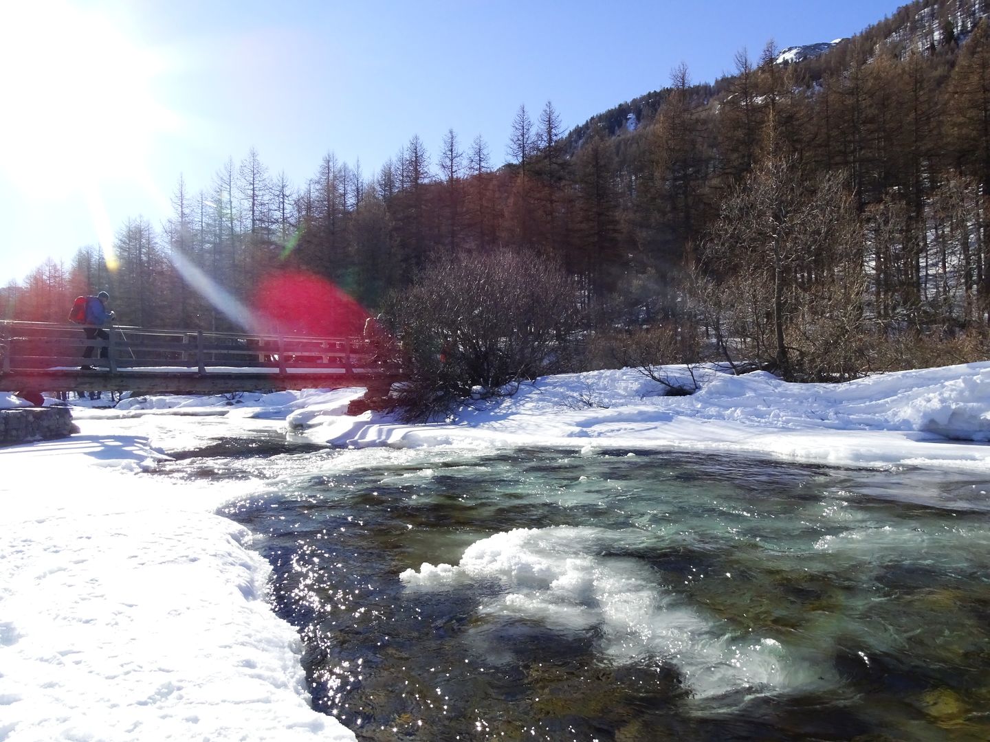 Voyage immersif en Clarée à raquette : /