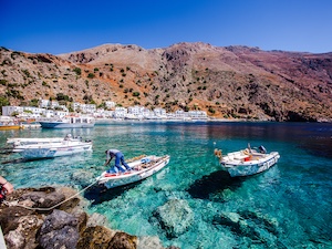 port de loutro en cr�te