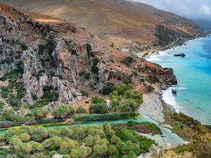 plage de prev�li en Cr�te gr�ce