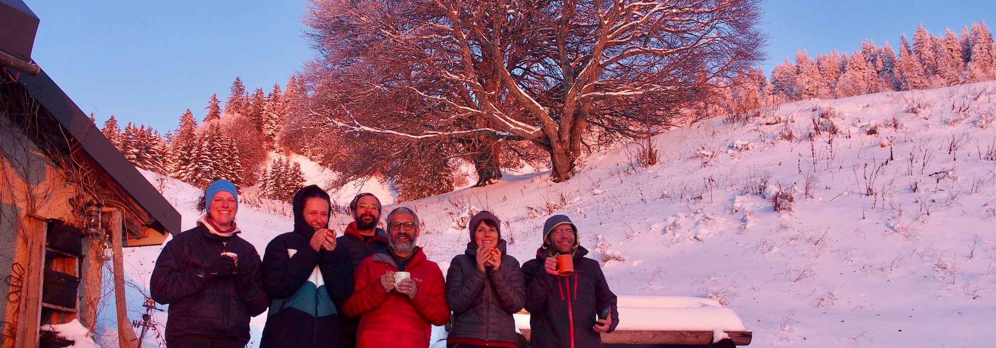 Voyage en raquette - Détours des cimes, un réveillon dans le Vercors
